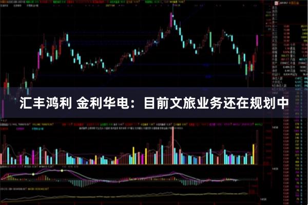 汇丰鸿利 金利华电：目前文旅业务还在规划中