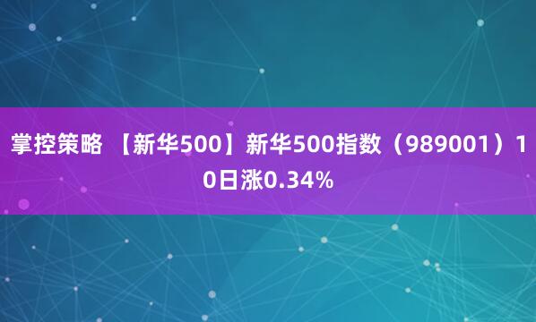 掌控策略 【新华500】新华500指数（989001）10日涨0.34%